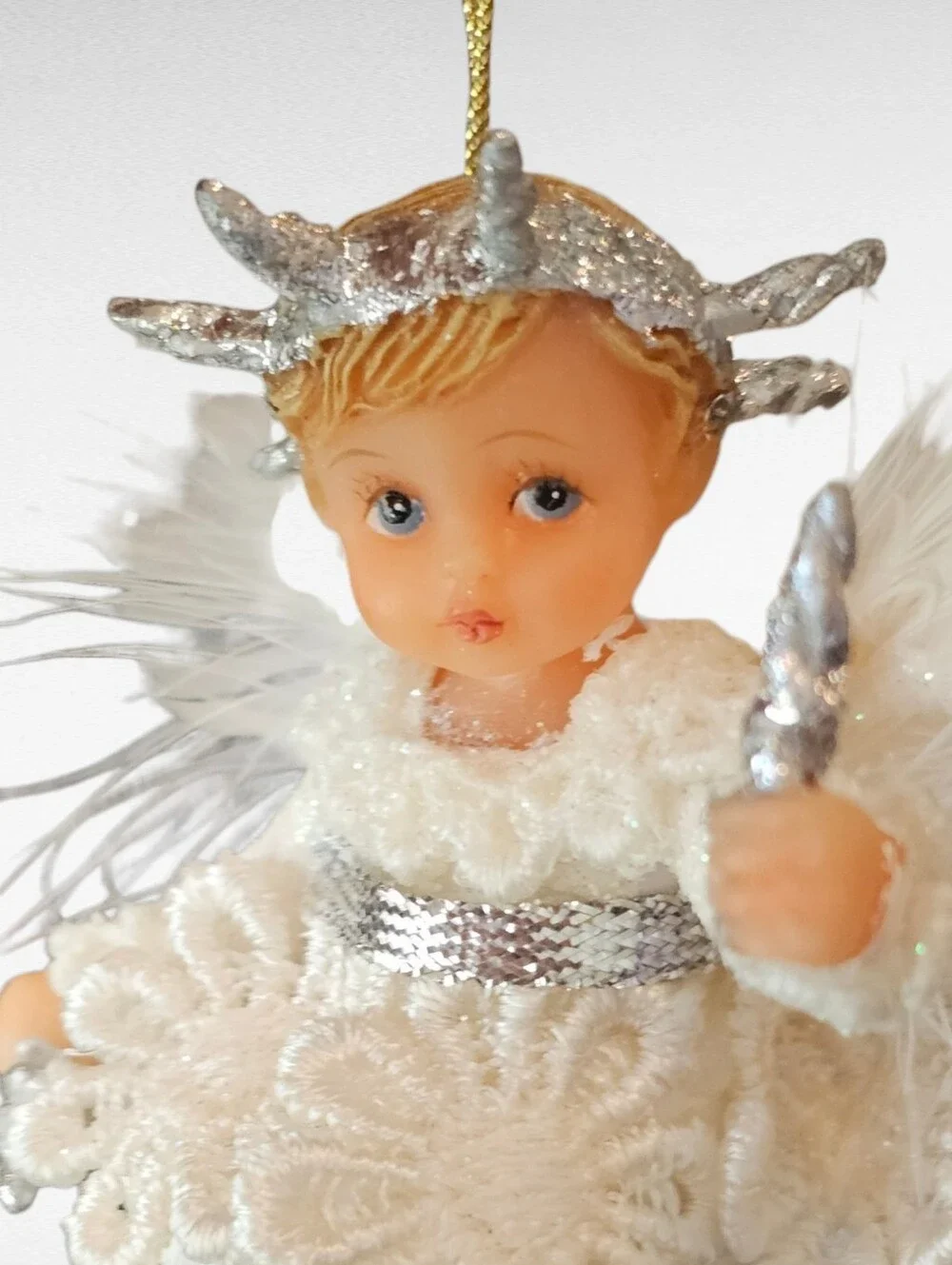 Three Ashton Drake Heirloom Ornaments Blessing Snow Angels